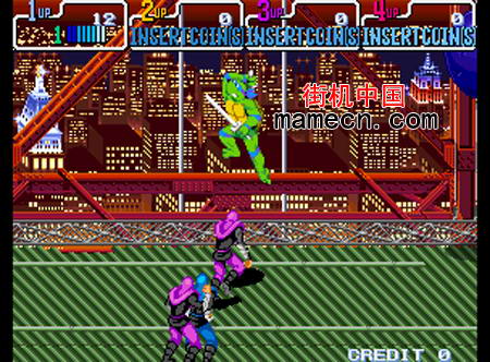 忍者神龟2代4人版 Teenage Mutant Ninja Turtles - Turtles in Time(4 Players)