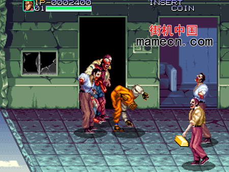 午夜杀生日版修正版 Night Slashers(Japan Rev 1.2)