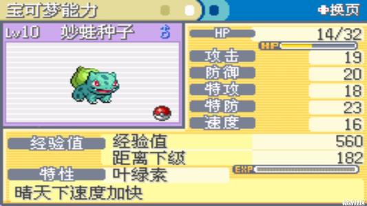 口袋妖怪圣灰中文绿色版
