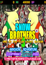 雪人兄弟3街机游戏英文版