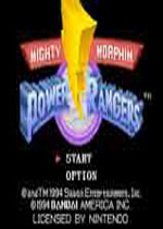 恐龙战队-金刚对决(Mighty Morphin Power Rangers Fighting Edition)SFC美版