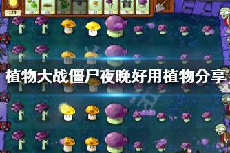 《植物大战僵尸》夜晚用什么植物 夜晚好用植物分享