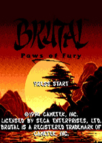 动物快打(Brutal Paws of Fury)MD版