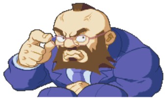 街机口袋战士ZANGIEF出招表