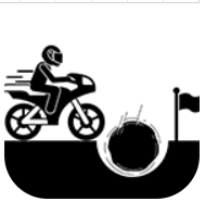 画线摩托车