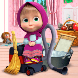 玛莎与熊房屋清洁Masha House Cleaning
